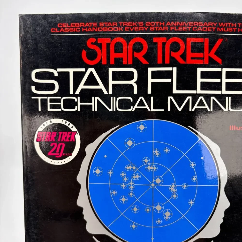 Star Trek Star Fleet Technical Manual Franz Joseph 20th Anniversary Paperback
